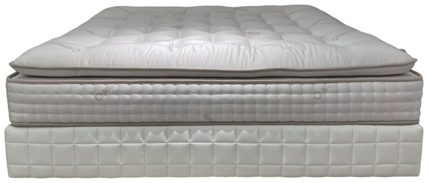 Natural Essence handcrafted mattress in apricot lyocell ticking