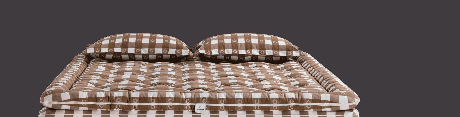 Breathable woven ticking used on handcrafted mattresses for hot climates